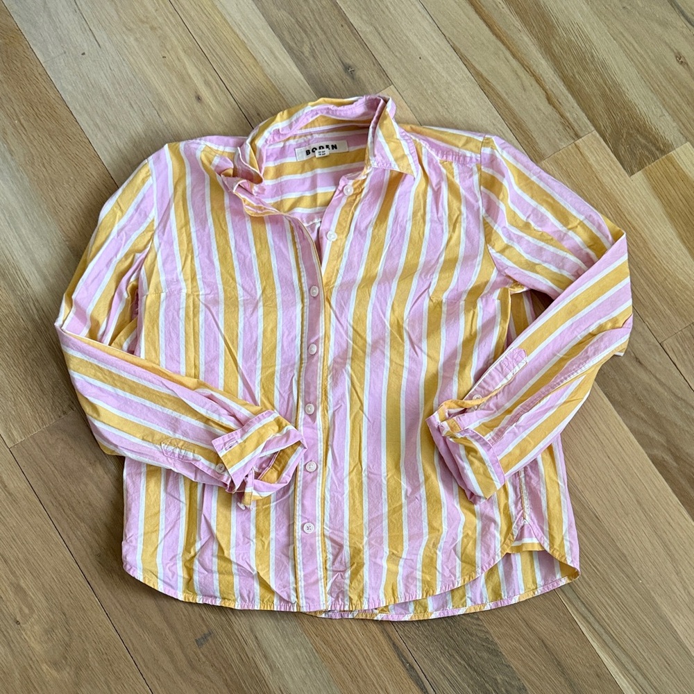 Boden Striped Button Down Shirt